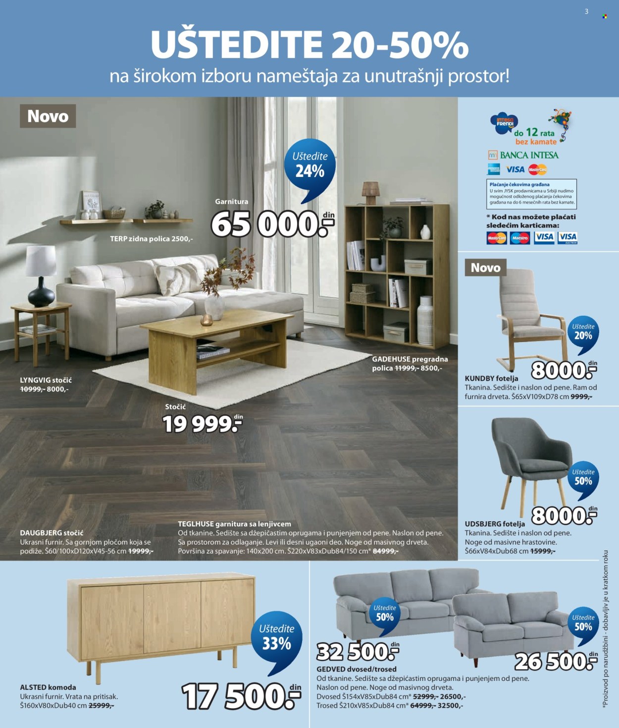 JYSK katalog  - 26.08.2026 - 01.09.2026. Stranica 3