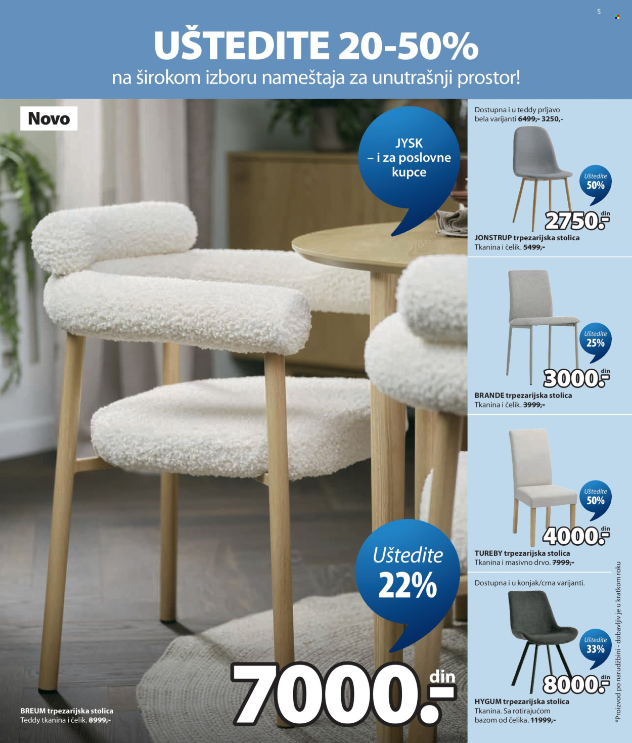 JYSK katalog  - 26.08.2026 - 01.09.2026. Stranica 5