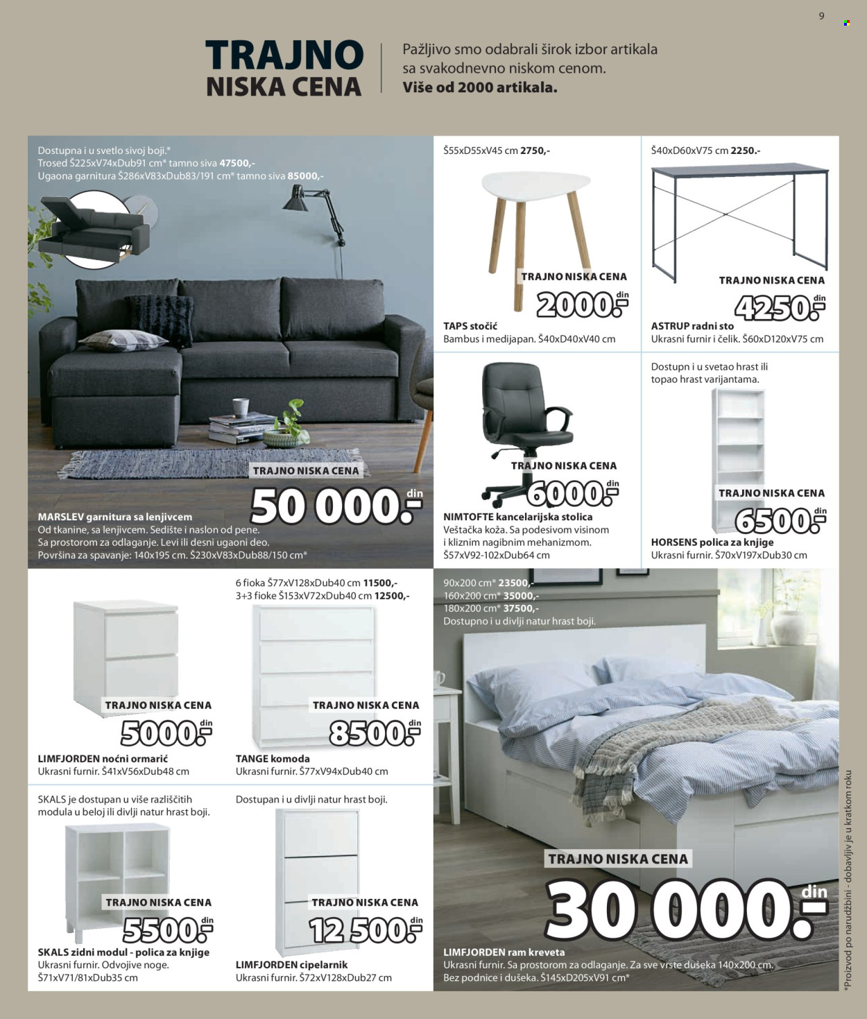 JYSK katalog  - 26.08.2026 - 01.09.2026. Stranica 9