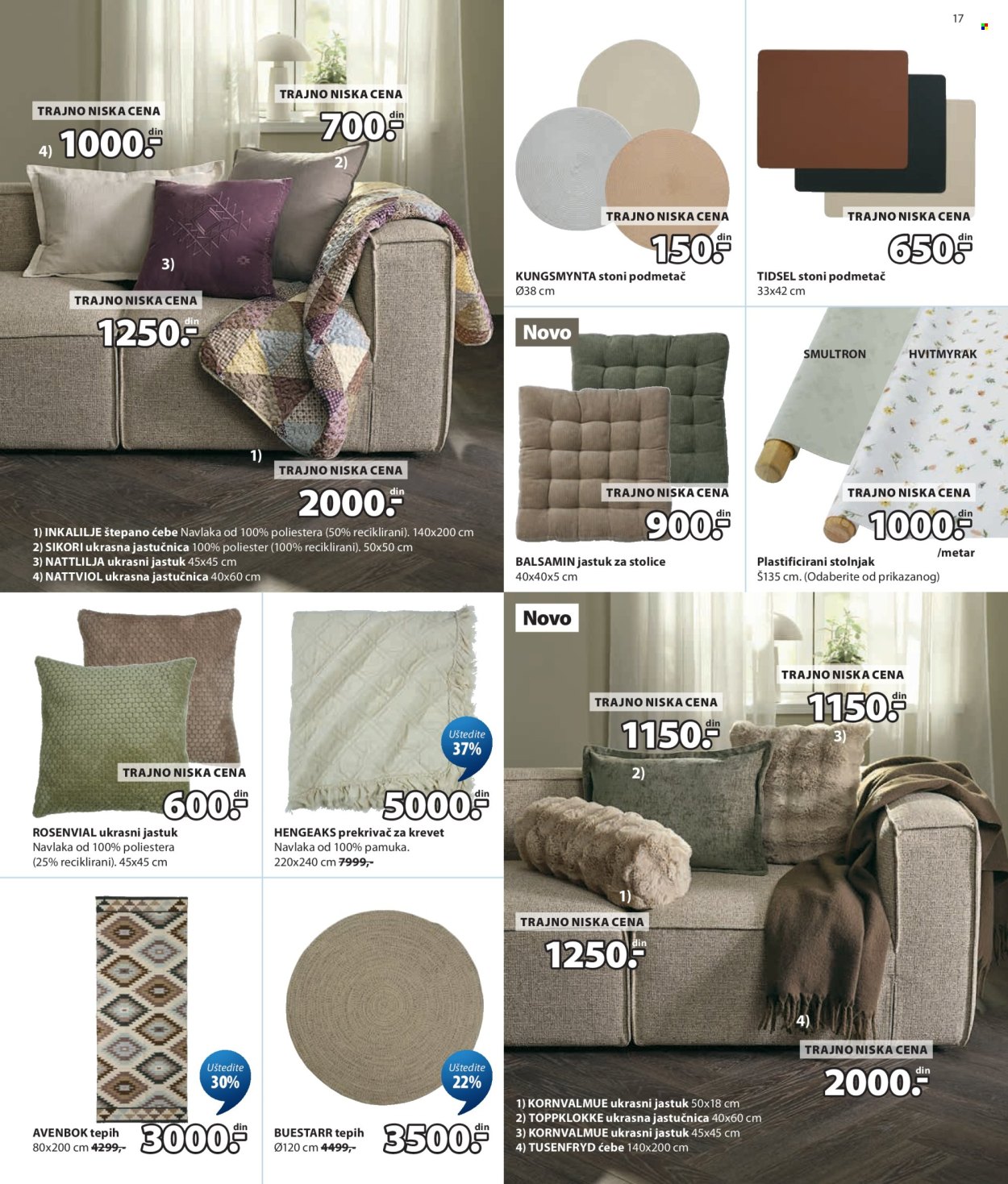 JYSK katalog  - 26.08.2026 - 01.09.2026. Stranica 17