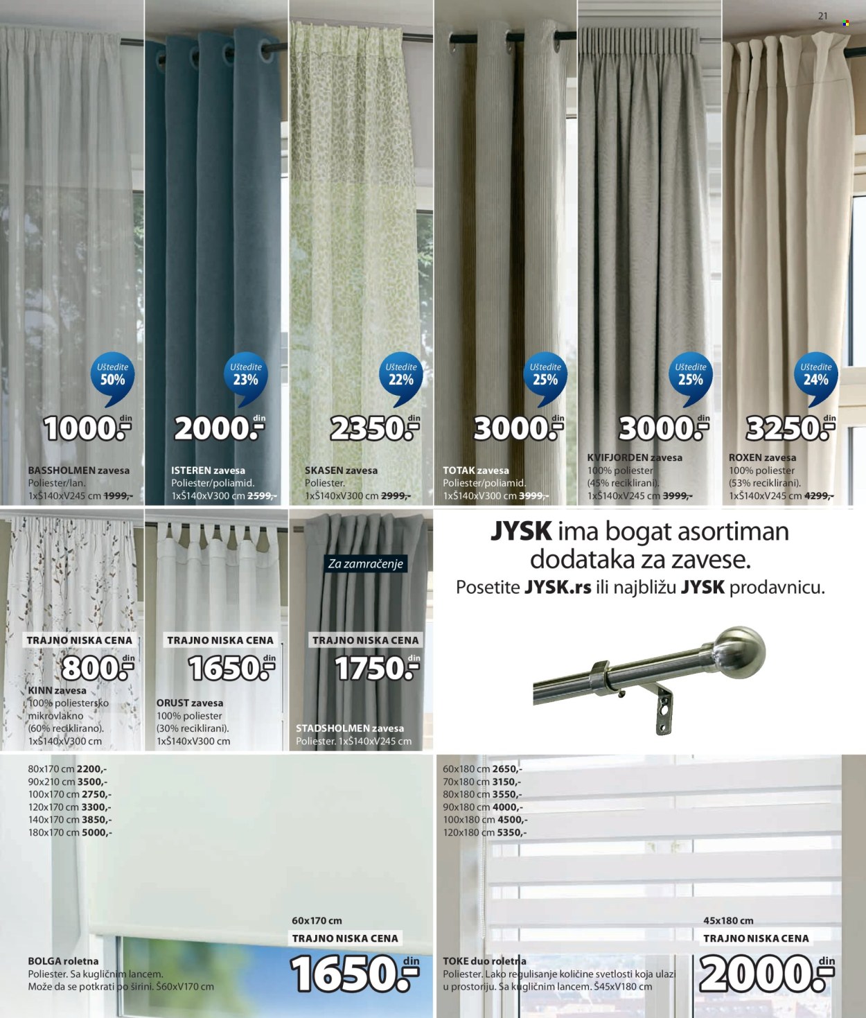 JYSK katalog  - 26.08.2026 - 01.09.2026. Stranica 21