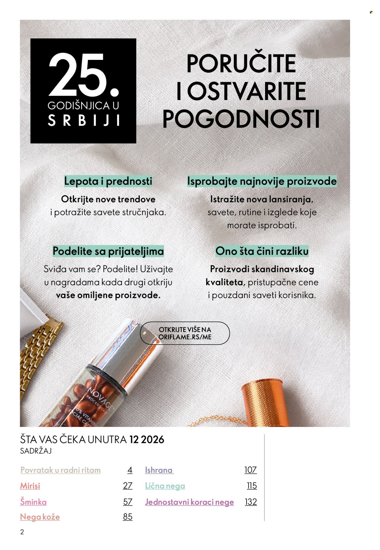 Oriflame katalog  - 26.08.2026 - 15.09.2026. Stranica 2