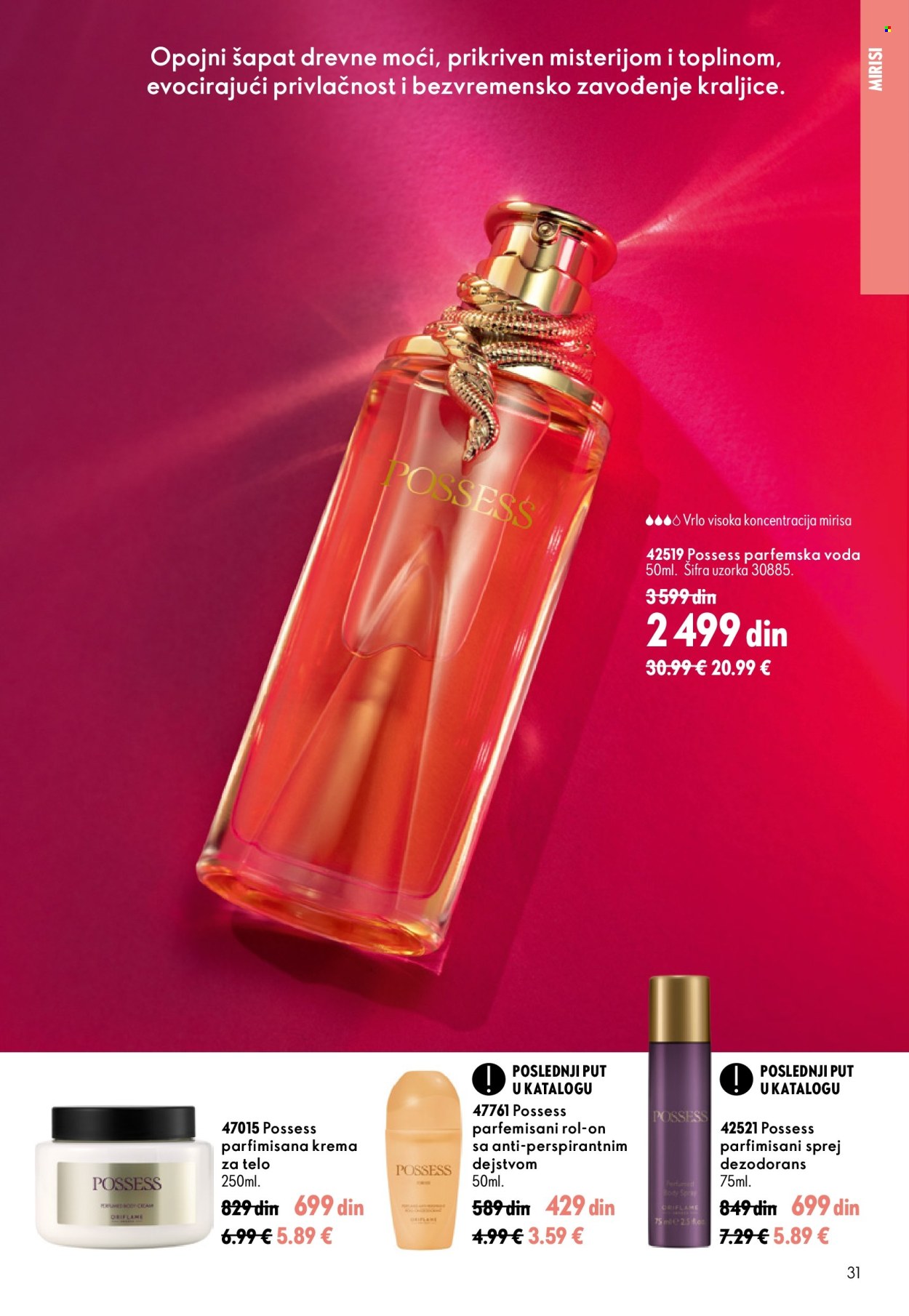 Oriflame katalog  - 26.08.2026 - 15.09.2026. Stranica 31