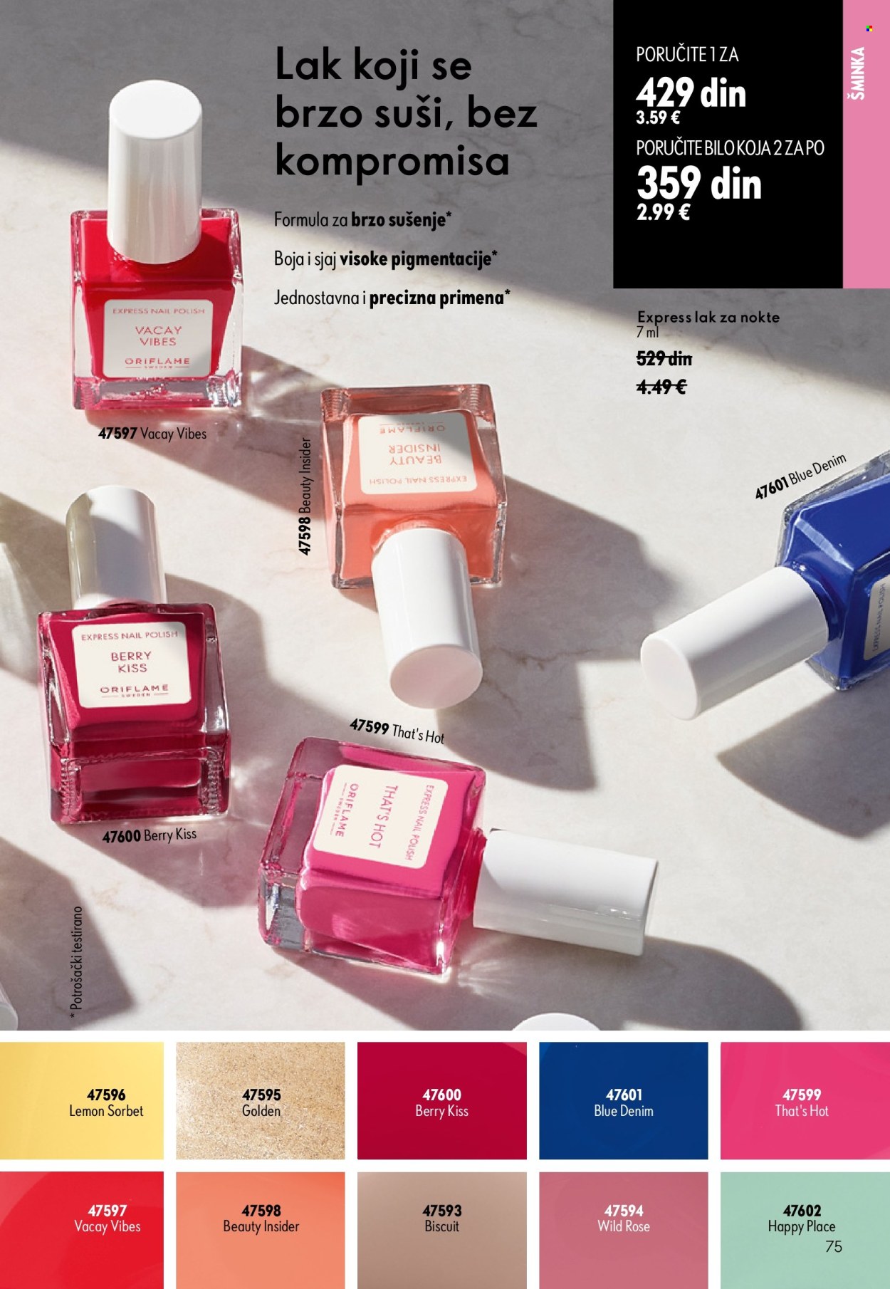 Oriflame katalog  - 26.08.2026 - 15.09.2026. Stranica 75