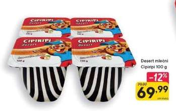 Desert mléčný Cipiripi 100 g
