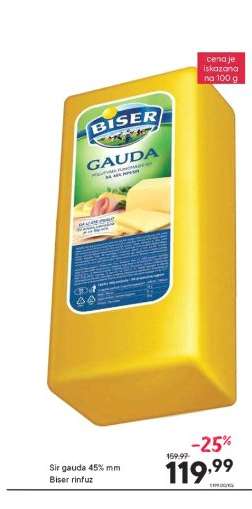 Sir gauda 45% mm