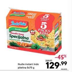Nudle instant Indo piletina 5x75 g