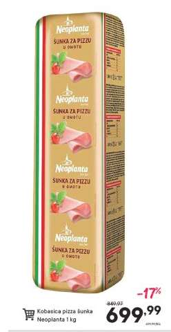 Kobasica pizza šunka Neoplanta 1 kg