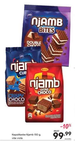 Napolitanke Njamb 150 g