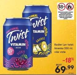 Radler Lav twist limenka 330 ml, više vrsta
