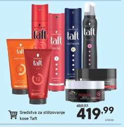 Sredstva za stilizovanje kose Taft