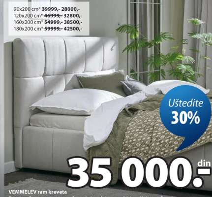 VEMMELEV ram kreveta