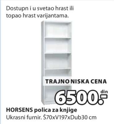 HORSENS POLICA ZA KNJIGE