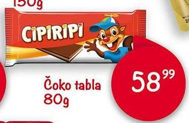 Cipiripi Čoko tabla