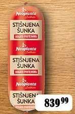 Neoplanta stišnjena šunka