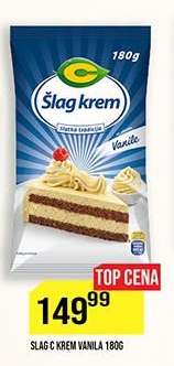Šlag C Krem Vanila 180g