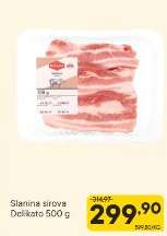 Slanina sirova Delikato 500 g