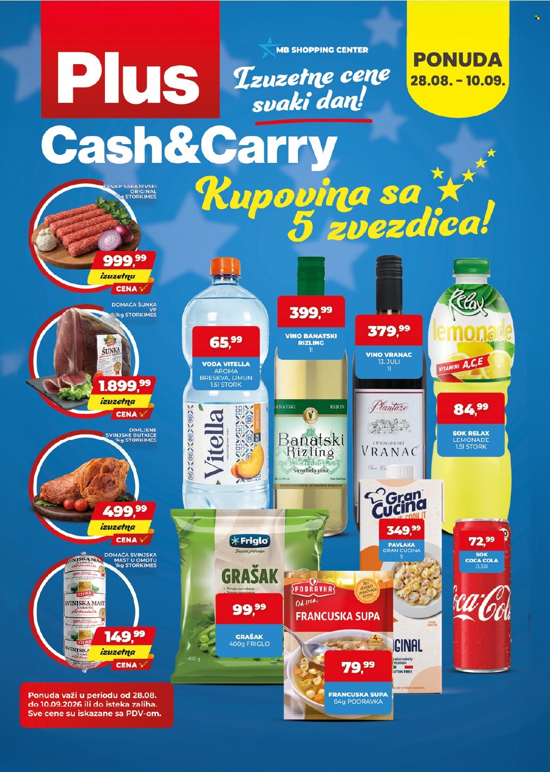 Plus Cash & Carry katalog  - 28.08.2026 - 10.09.2026. Stranica 1