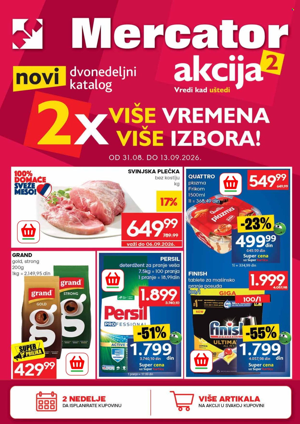 Mercator Centar katalog  - 31.08.2026 - 13.09.2026. Stranica 1