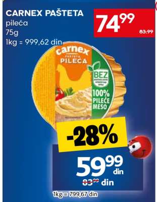 CARNEX PAŠTETA