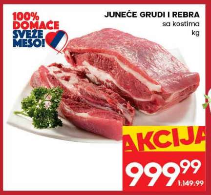JUNEĆE GRUDI I REBRA