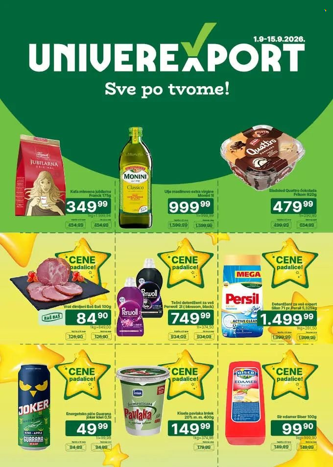 Univerexport katalog  - 01.09.2026 - 15.09.2026. Stranica 1
