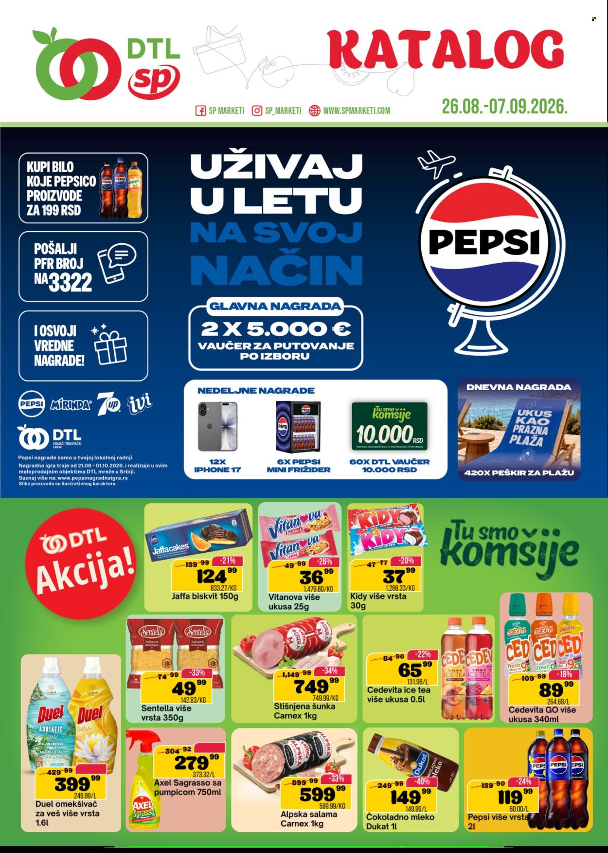 Senta Promet katalog  - 26.08.2026 - 07.09.2026. Stranica 1