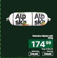 Kobasica Alpska Mini
