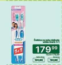 Četkica za zube delicate white Oral b 1+1