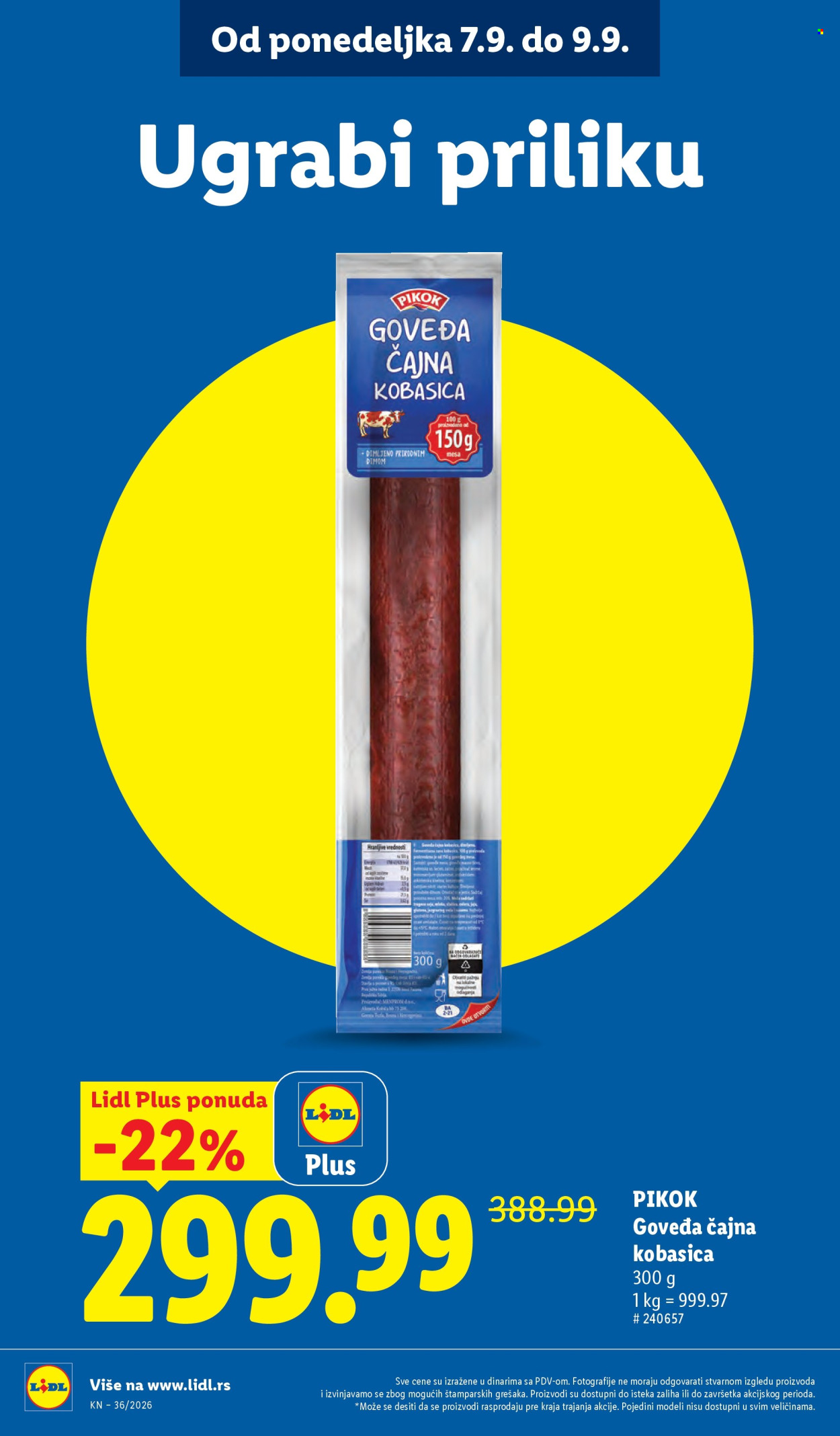 Lidl katalog  - 03.09.2026 - 09.09.2026. Stranica 18