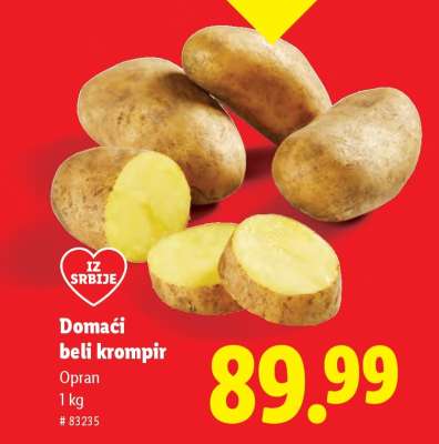Domaći beli krompir