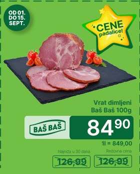 Vrat dimljeni Baš Baš 100g