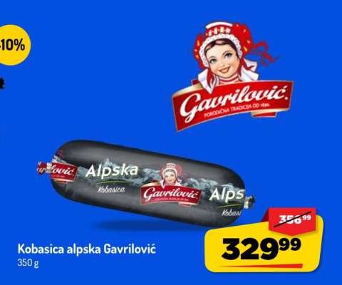 Kobasica alpska Gavrilović