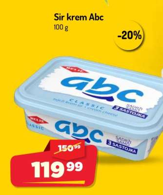 Sir krem Abc