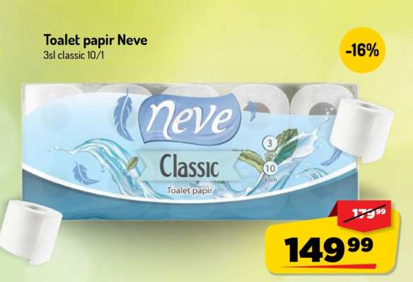 Toalet papir Neve