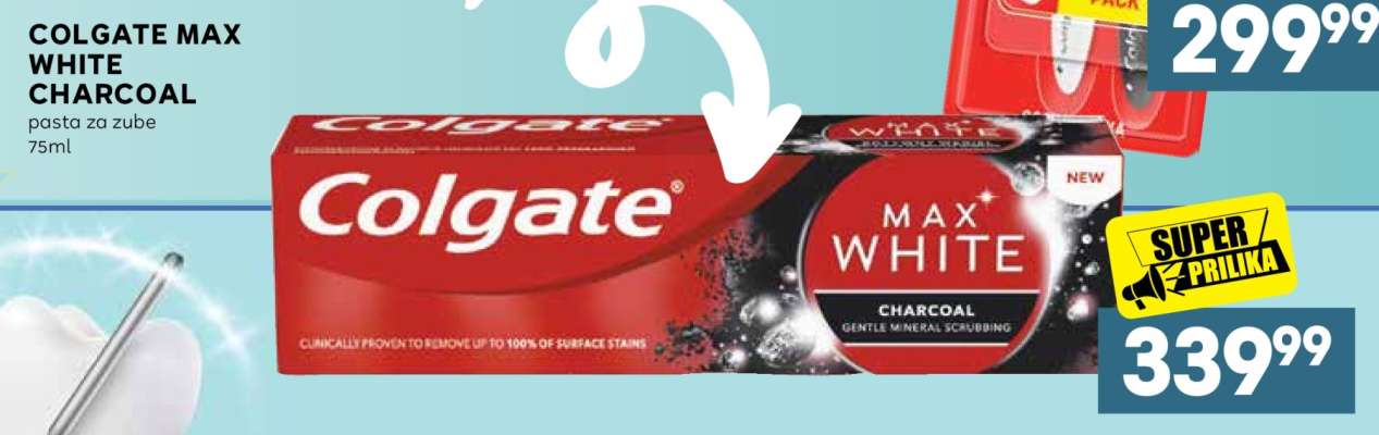 COLGATE MAX WHITE CHARCOAL