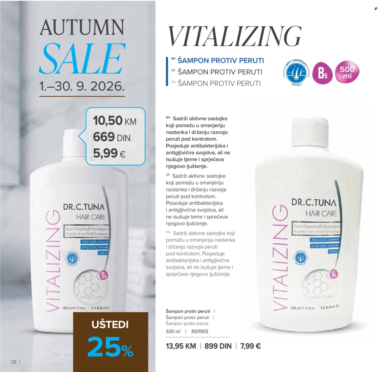 Farmasi katalog  - 01.09.2026 - 31.10.2026. Stranica 38