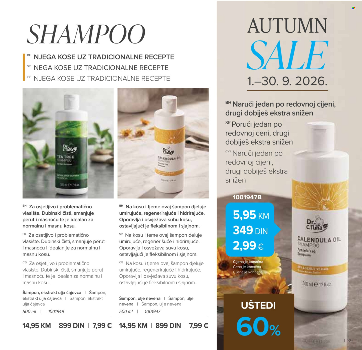 Farmasi katalog  - 01.09.2026 - 31.10.2026. Stranica 39