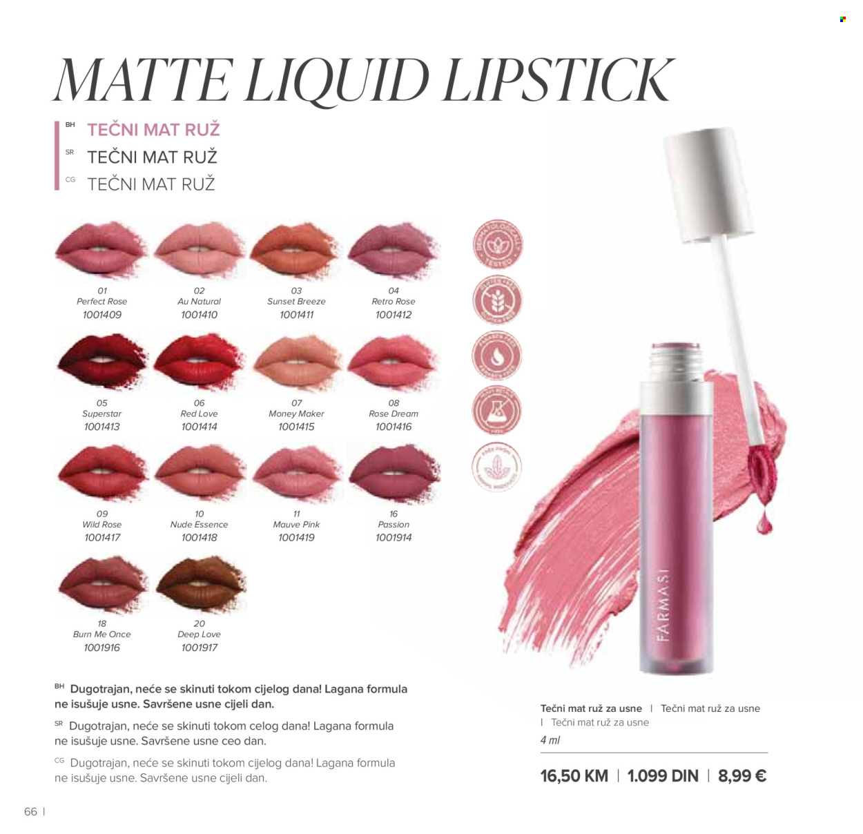 Farmasi katalog  - 01.09.2026 - 31.10.2026. Stranica 66