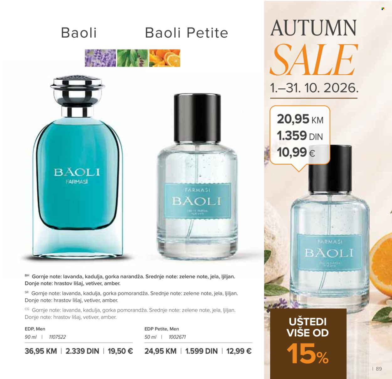 Farmasi katalog  - 01.09.2026 - 31.10.2026. Stranica 89
