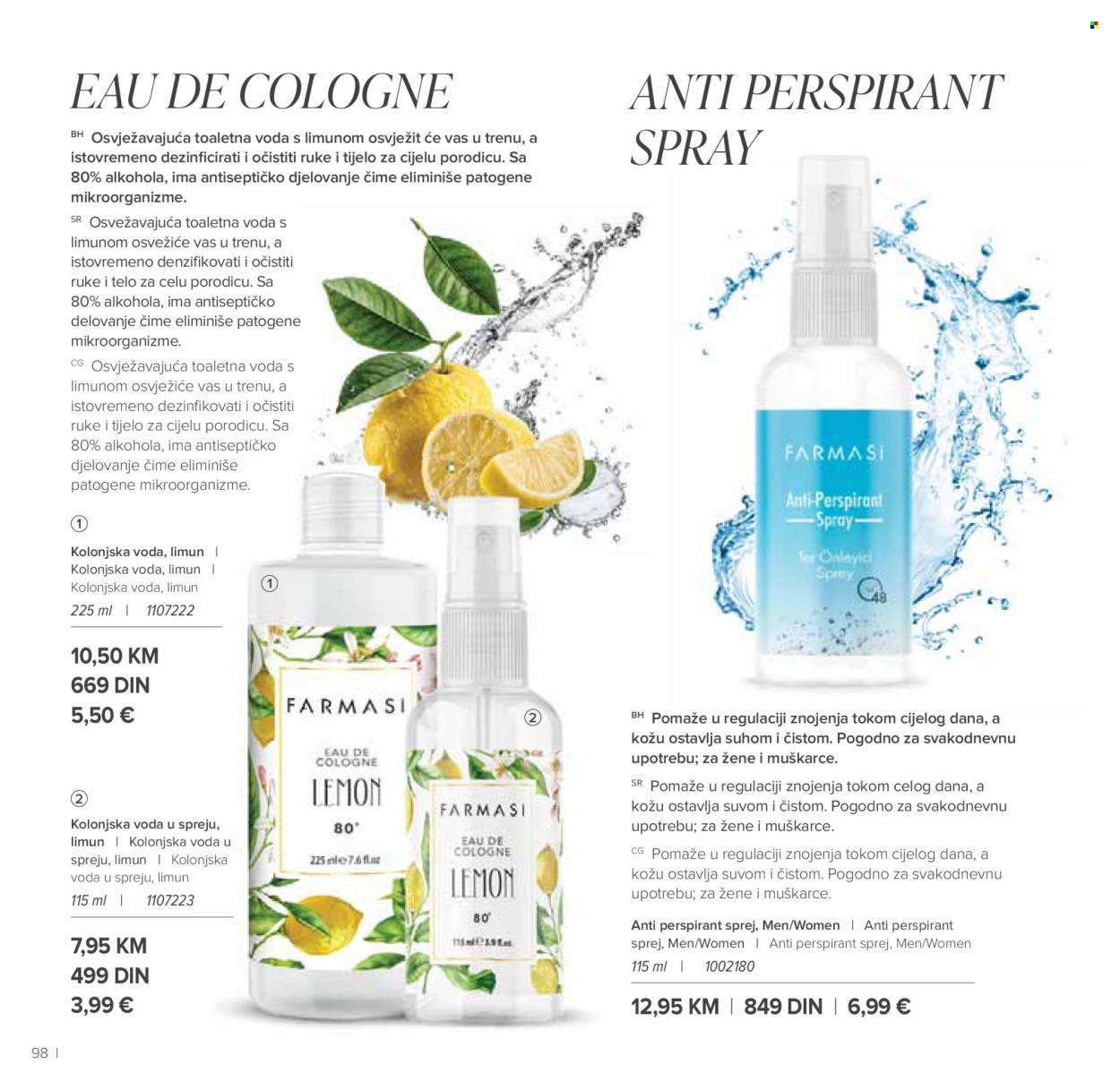 Farmasi katalog  - 01.09.2026 - 31.10.2026. Stranica 98