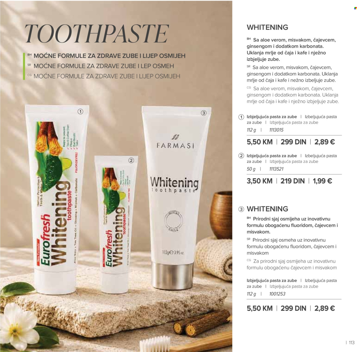 Farmasi katalog  - 01.09.2026 - 31.10.2026. Stranica 113