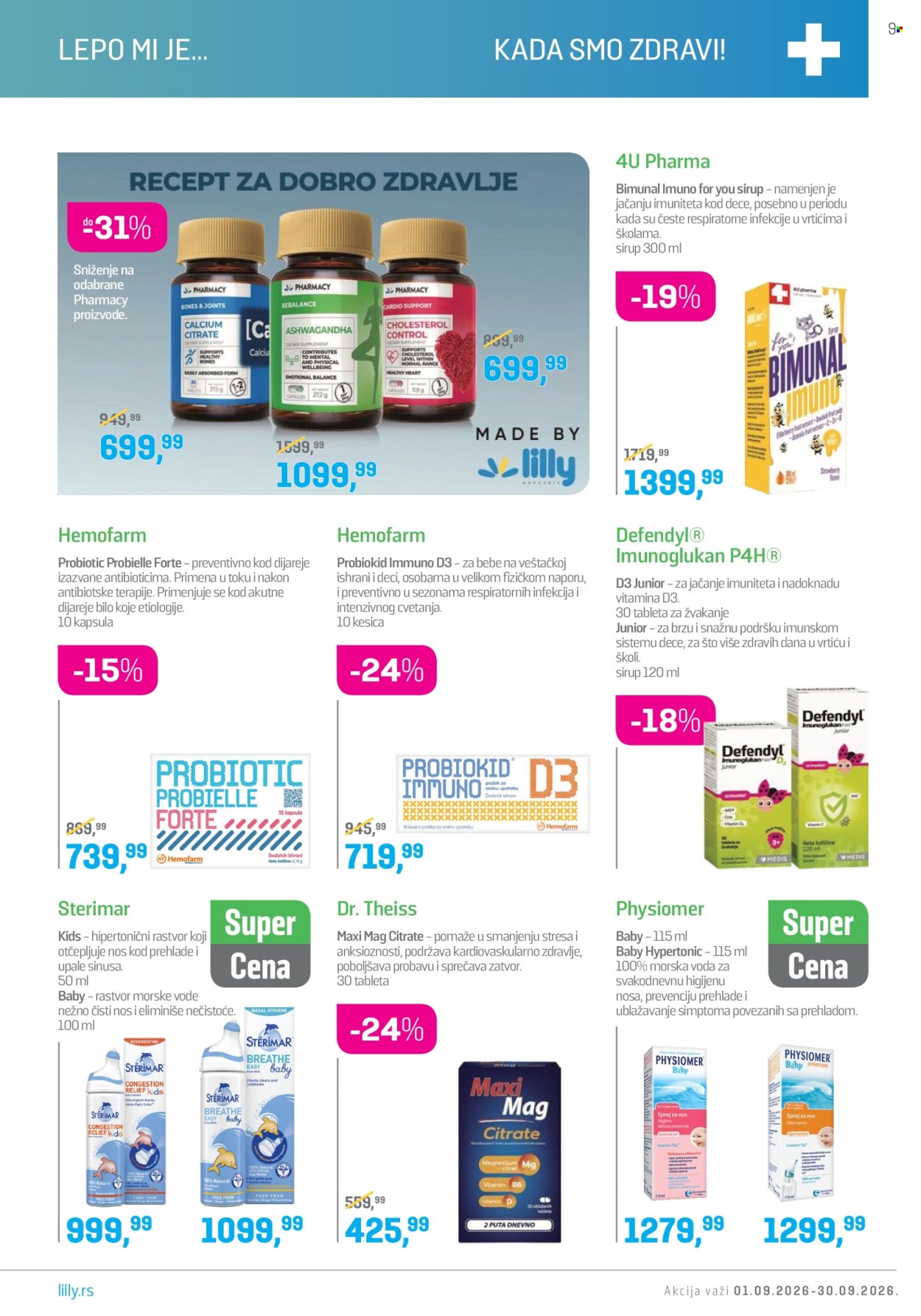 Lilly Drogerie katalog  - 01.09.2026 - 30.09.2026. Stranica 9