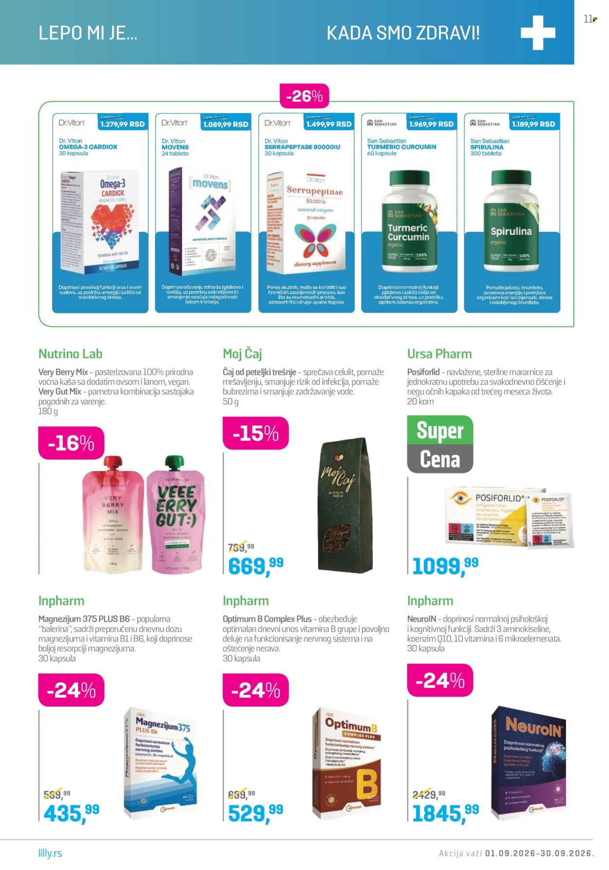 Lilly Drogerie katalog  - 01.09.2026 - 30.09.2026. Stranica 11