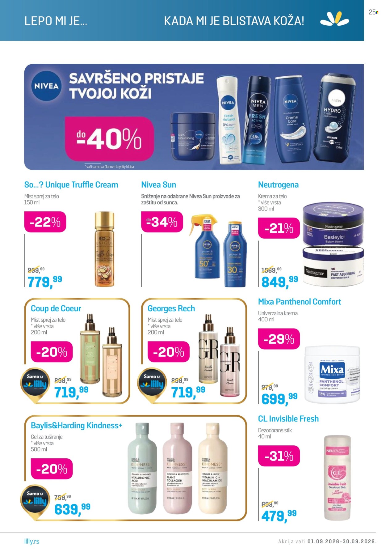 Lilly Drogerie katalog  - 01.09.2026 - 30.09.2026. Stranica 25