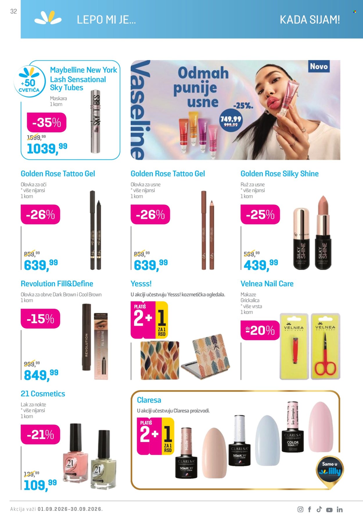 Lilly Drogerie katalog  - 01.09.2026 - 30.09.2026. Stranica 32