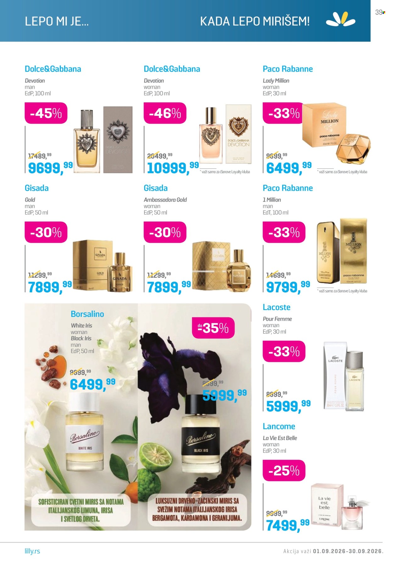 Lilly Drogerie katalog  - 01.09.2026 - 30.09.2026. Stranica 39