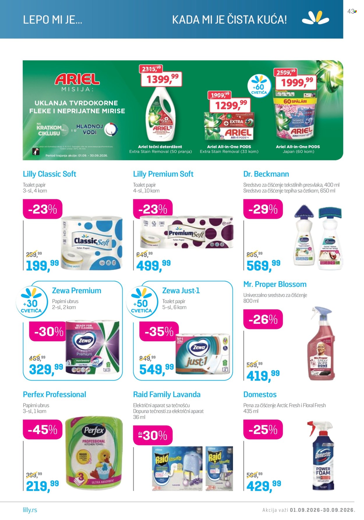 Lilly Drogerie katalog  - 01.09.2026 - 30.09.2026. Stranica 43