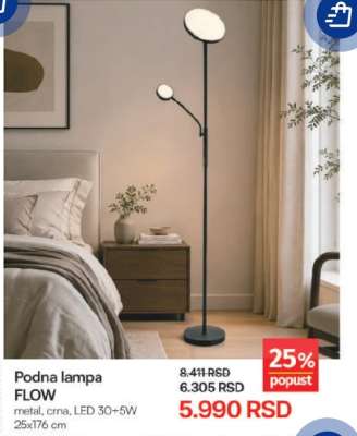 Podna lampa FLOW