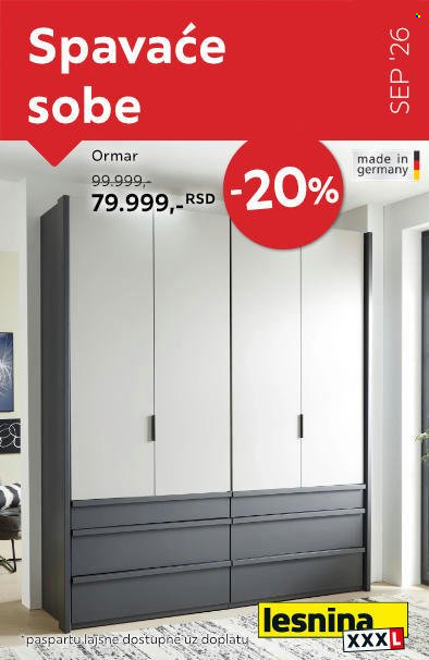 Lesnina XXXL katalog  - 01.09.2026 - 30.09.2026. Stranica 9